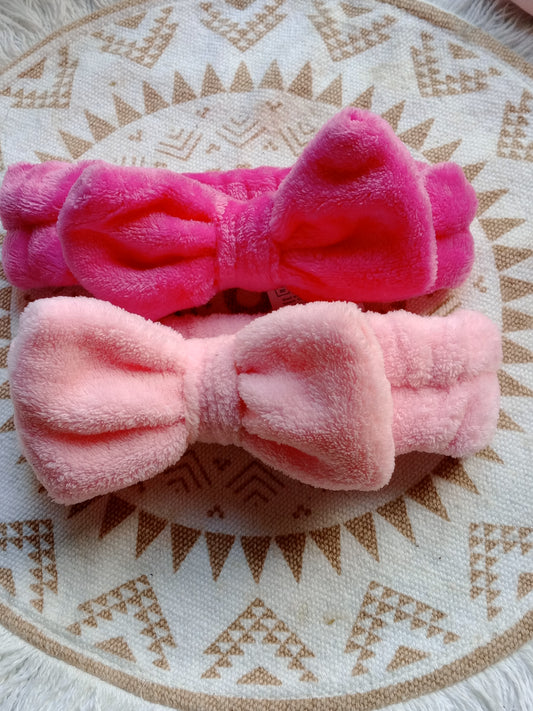 Bow head bands (Hot Pink)